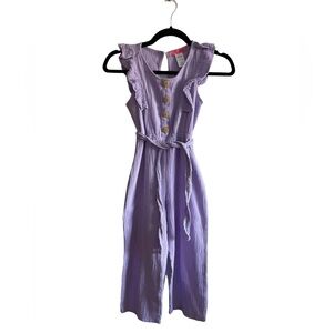 Purple Ruffled Kids Bodysuit